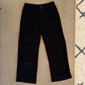 Velvet by Graham & Spencer Vera Corduroy Black Wide Leg Pants